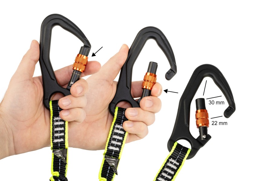 Купить Плоская страховочная стропа Plastimo 66833 1.5 м с карабином из алюминия черная 7ft.ru в интернет магазине Семь Футов