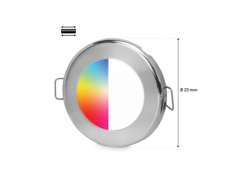 Купить HELLA MARINE APELO LED75 RGB/W Overhead Light / stainless steel 33784-bvs 7ft.ru в интернет магазине Семь Футов