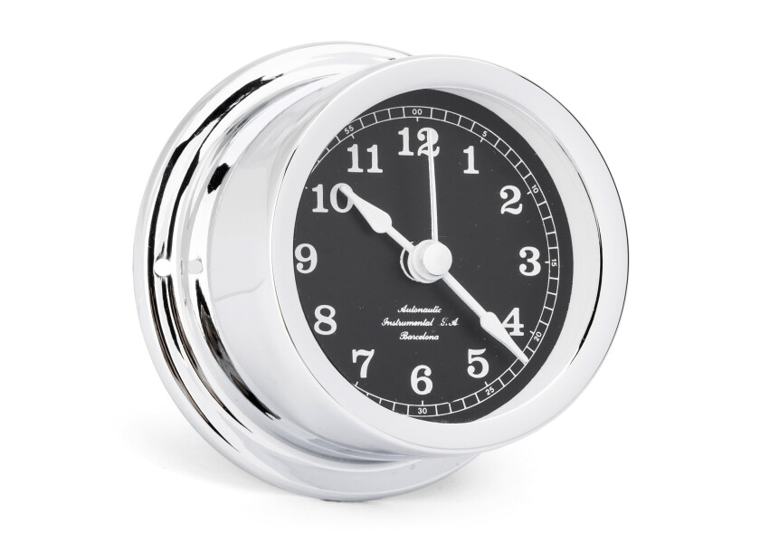 Купить AUTONAUTIC MINOR 72 Quartz Clock / black dial / chrome-plated 50272-bvs 7ft.ru в интернет магазине Семь Футов