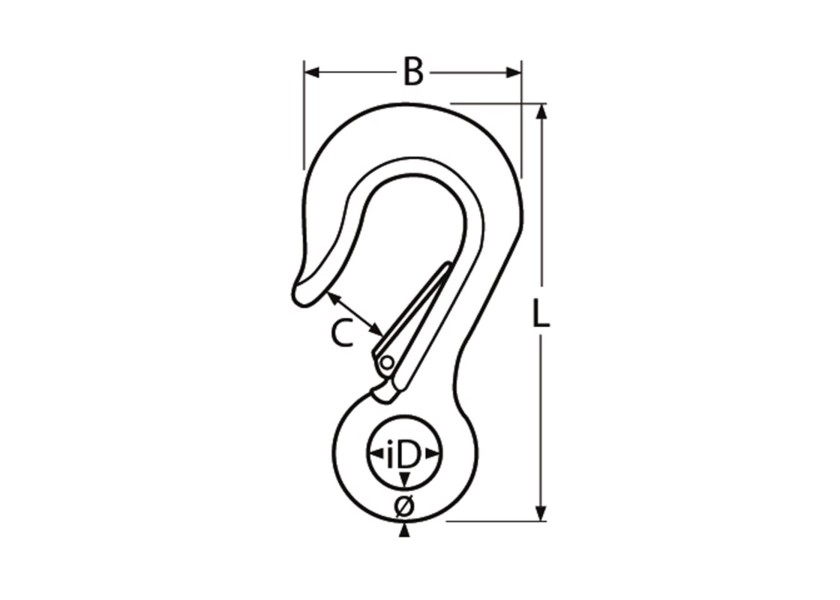 Купить Trailer Hook, stainless steel 80260-bvs 7ft.ru в интернет магазине Семь Футов