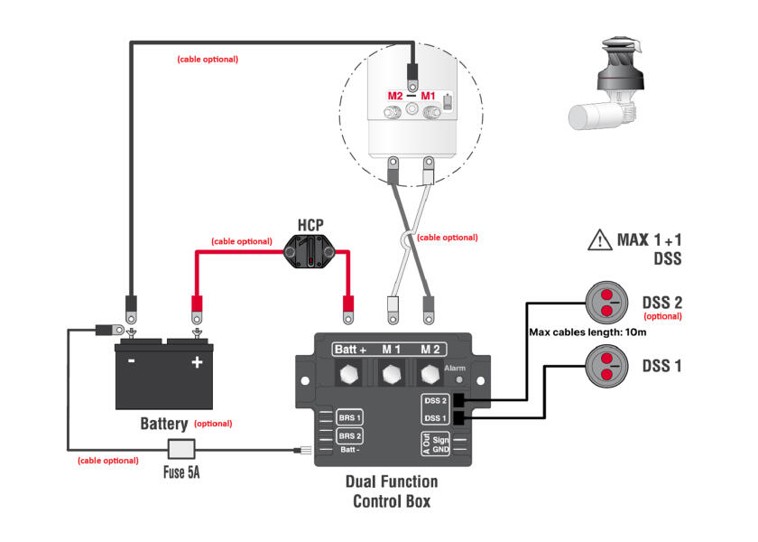 Купить HARKEN HBA94195800 Комплект для переоборудования электрической лебедки радиальной 46ST- 12 В 700 Вт 7ft.ru в интернет магазине Семь Футов