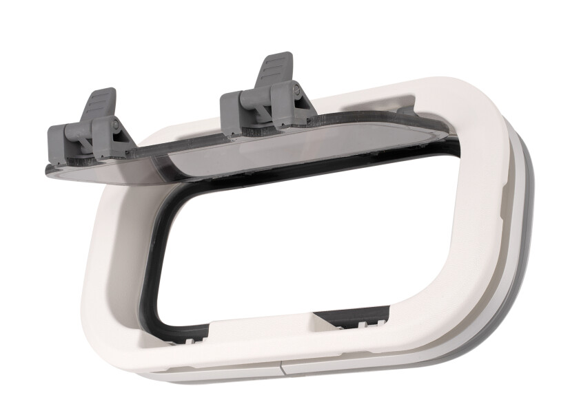 Купить Иллюминатор открывающийся Lewmar Standard Portlight 393120200 191x367x4 мм размер 1 с отделкой из белого АБС-пластика 7ft.ru в интернет магазине Семь Футов