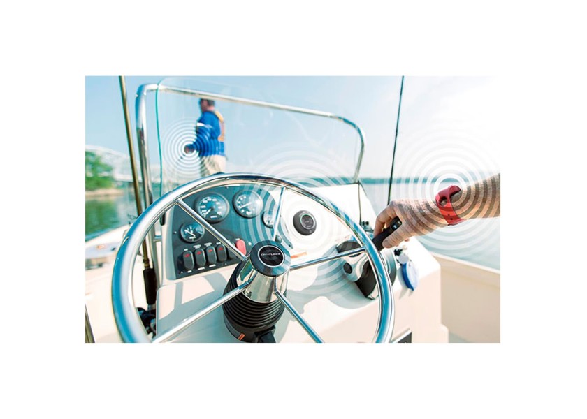 Купить Силиконовый браслет Fell Marine MOB+ xBAND 72.380.303 синий для передатчика xFOB 7ft.ru в интернет магазине Семь Футов