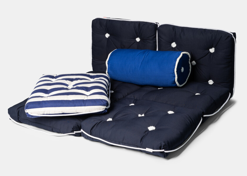 Купить Triple Kapok Cushion / navy-blue 57302-bvs 7ft.ru в интернет магазине Семь Футов