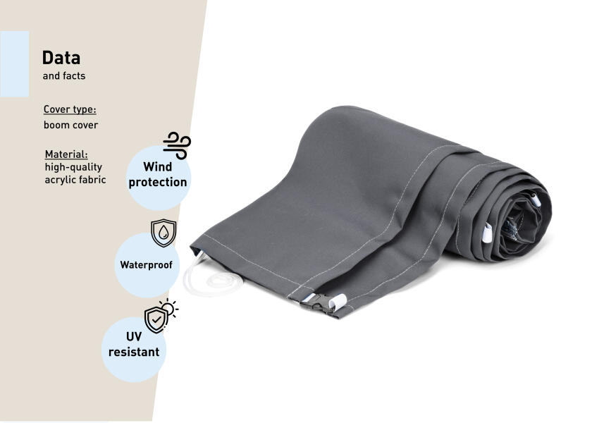 Купить DIEKOW SAILS Чехол на грот/антрацит / Для длины стрелы: 2,5 м 7ft.ru в интернет магазине Семь Футов