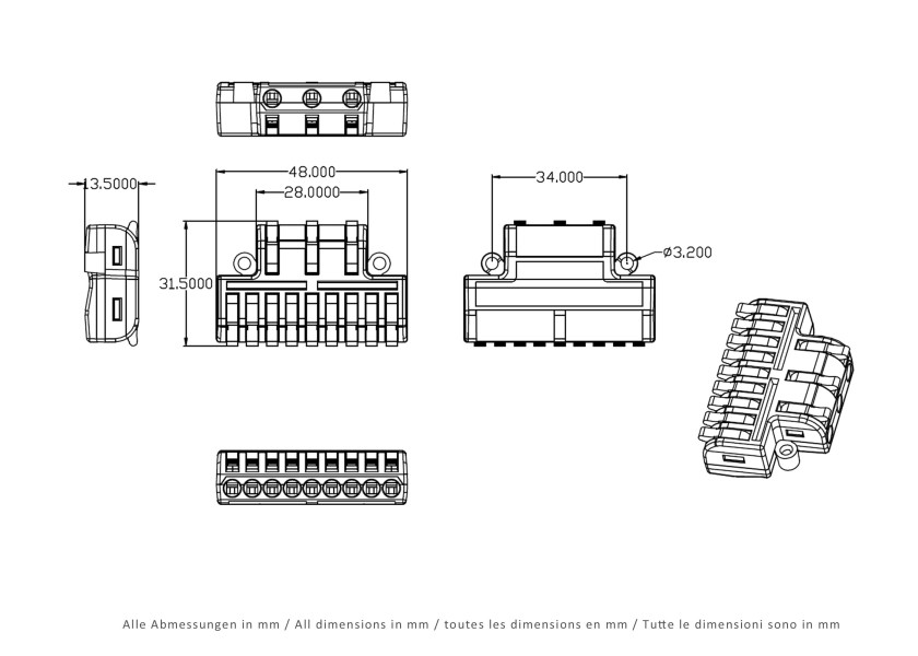 Купить SEATEC Connection terminal 3 inputs - 9 outputs / 0.2 - 4 mm2 / 2 pcs. 29754-bvs 7ft.ru в интернет магазине Семь Футов