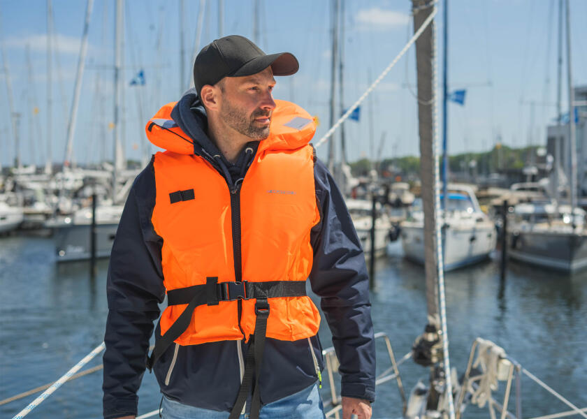 Купить SEATEC 57813 Спасательный жилет Inherent для взрослых / 100 Н / 40–120 кг / Для веса: 70 - 80 кг 7ft.ru в интернет магазине Семь Футов