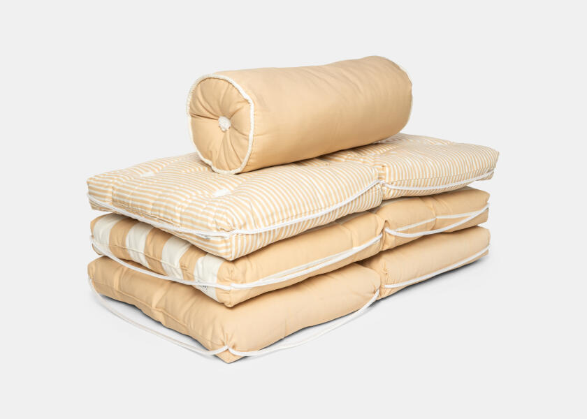 Купить Kapok Double Cushion / beige / wide stripes 57362-bvs 7ft.ru в интернет магазине Семь Футов