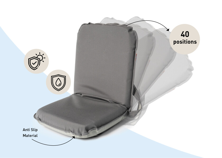 Купить COMFORT SEAT T2118B Комфортное сиденье для надувных лодок / серый 57018-bvs 7ft.ru в интернет магазине Семь Футов