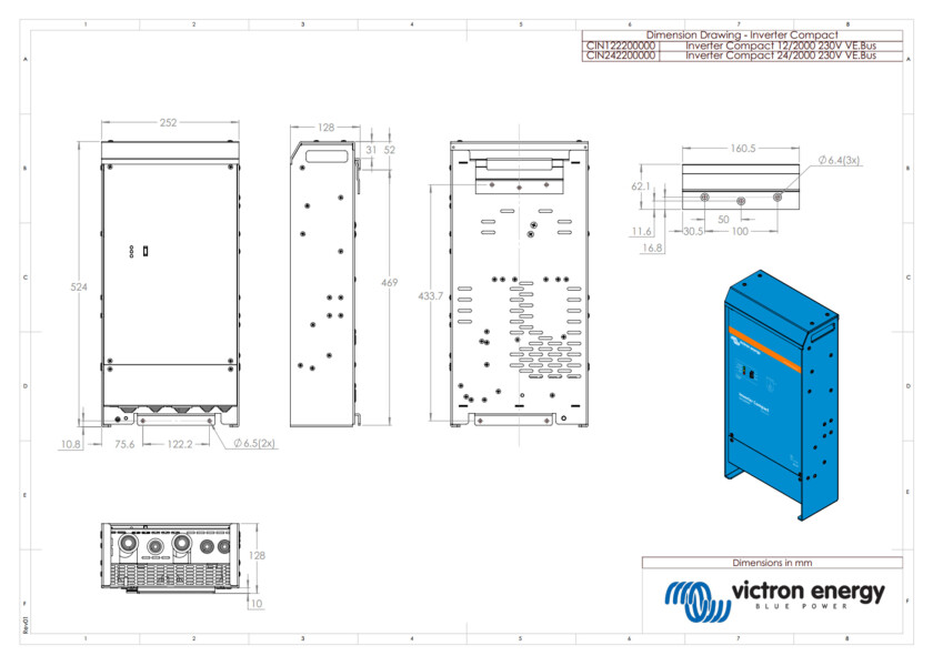 Купить Компактный инвертор Victron CIN122200000 Phoenix 7ft.ru в интернет магазине Семь Футов
