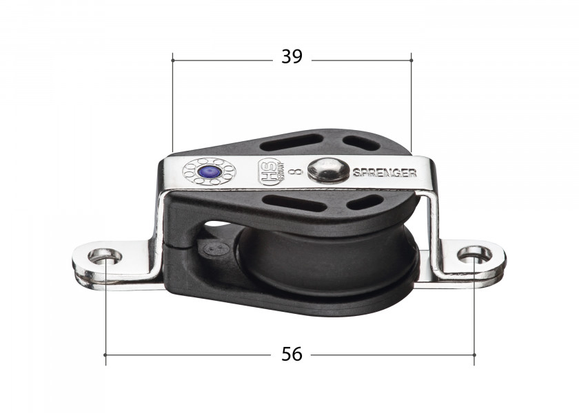 Купить SPRENGER S Cheek Block / 8 mm / needle bearing 44590-bvs 7ft.ru в интернет магазине Семь Футов