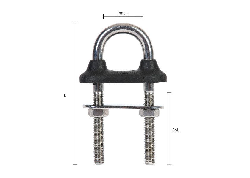 Купить WICHARD Watertight U-Bolt 43623-bvs 7ft.ru в интернет магазине Семь Футов