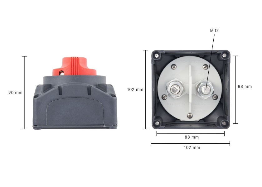 Купить SEATEC High-Load Battery Shut-Off Switch / 600A 29866-bvs 7ft.ru в интернет магазине Семь Футов