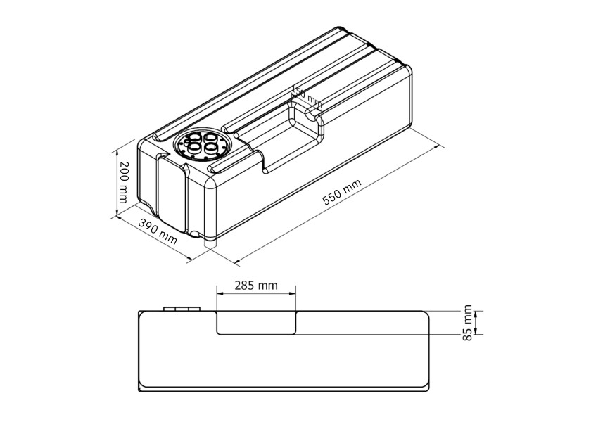 Купить CAN PLASTIC Waste Tank with Jabsco Pump / 35 litres / 12 V 31278-bvs 7ft.ru в интернет магазине Семь Футов