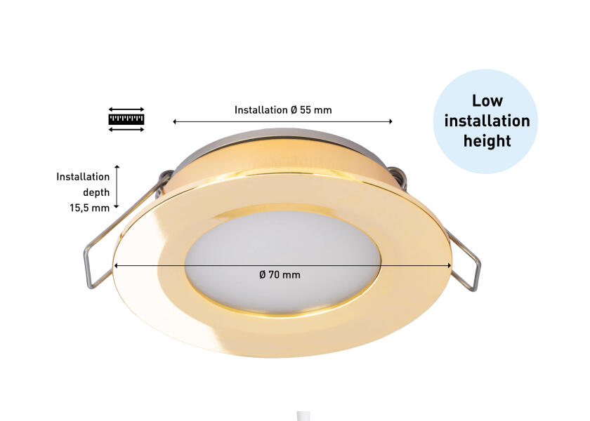 Купить SEATEC LED Ceiling Light / dimmable / gold-plated 30471-bvs 7ft.ru в интернет магазине Семь Футов