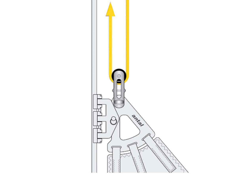 Купить ANTAL H030 Блок фала 2:1 / 12 мм / подшипник скольжения 56874-bvs 7ft.ru в интернет магазине Семь Футов