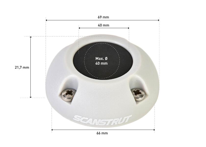 Купить Сальник кабельный водонепроницаемый IP68 Scanstrut DS40-P большой 12-15 мм из серого пластика 7ft.ru в интернет магазине Семь Футов