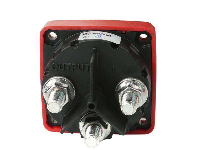 Купить Переключатель АКБ Blue Sea m-Series 6007 32В 300А 4-х позиционный красный 7ft.ru в интернет магазине Семь Футов