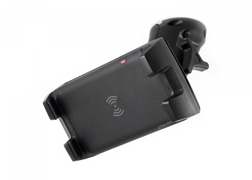 Купить Держатель с беспроводной зарядкой Scanstrut ROKK Edge SC-CW-05F 12/24В 10Вт IPX6 поворотный для смартфонов черный 7ft.ru в интернет магазине Семь Футов