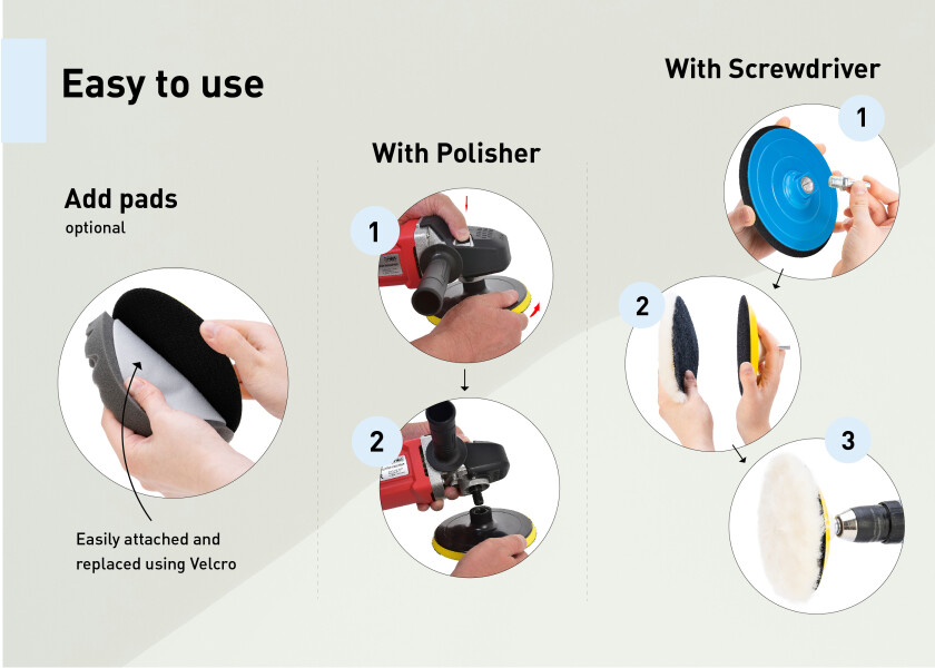 Купить SEATEC Губка для полировки / плоская / жесткая / Ø: 80 мм 7ft.ru в интернет магазине Семь Футов