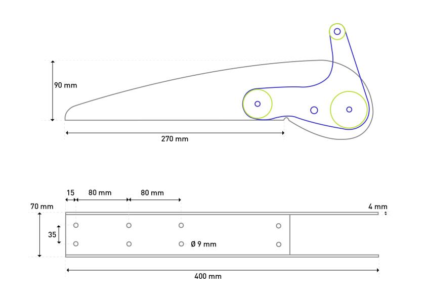 Купить ELBA - Роллер с рокером / Для якоря до: 15 кг; Контактная поверхность: 270 мм 7ft.ru в интернет магазине Семь Футов