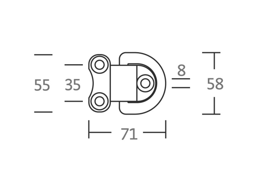 Купить PETERSEN Folding Pad Eyes 19122-bvs 7ft.ru в интернет магазине Семь Футов