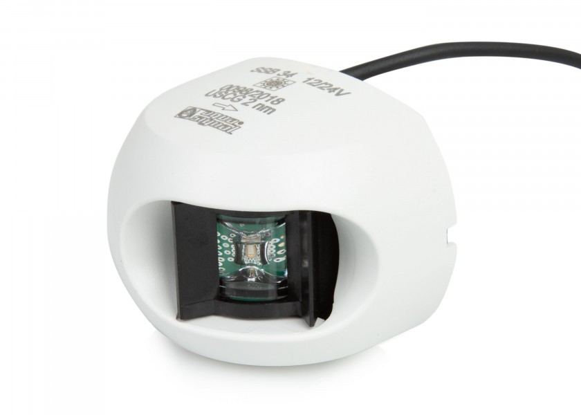 Купить AQUA SIGNAL Series 34 LED Starboard Light / white housing 20183-bvs 7ft.ru в интернет магазине Семь Футов