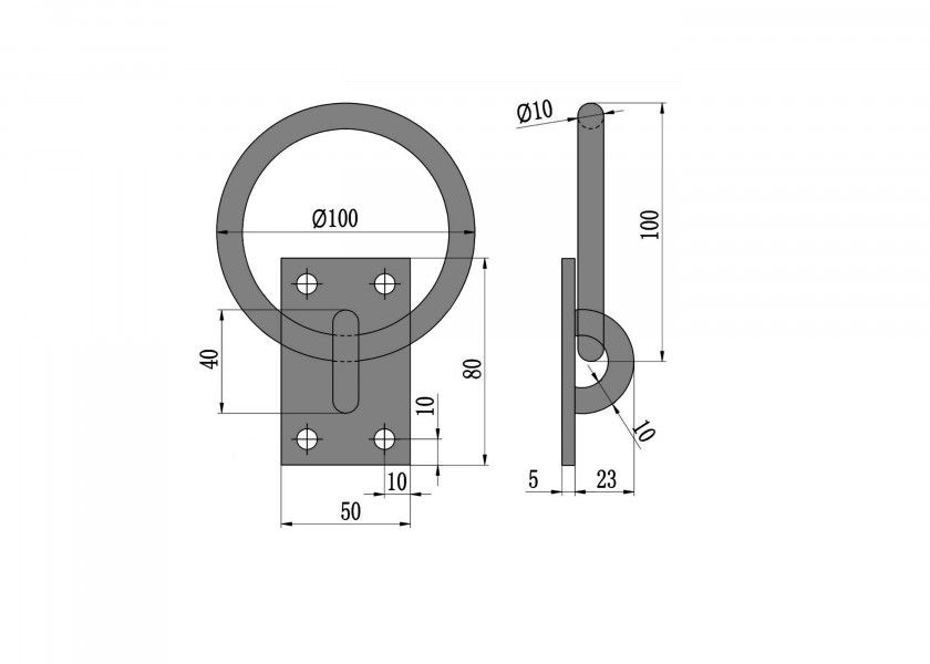 Купить Mooring Ring / Stainless Steel / 100 mm 25283-bvs 7ft.ru в интернет магазине Семь Футов