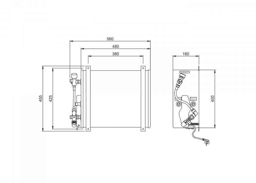 Купить ISOTHERM 601631QX00003 SQUARE 16 Водонагреватель / из нержавеющей стали / прямоугольный / 16 литров 40370-bvs 7ft.ru в интернет магазине Семь Футов