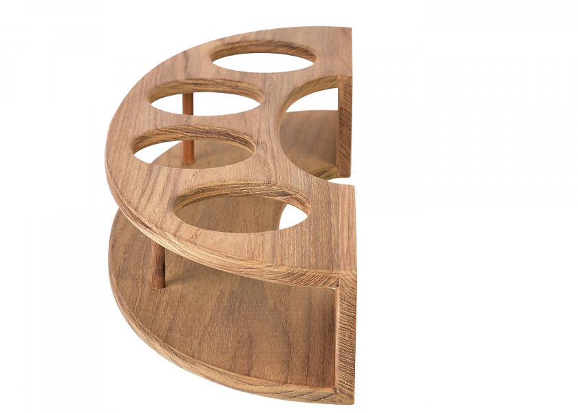 Купить ARC 219 Подстаканник из тикового дерева на 4 стакана 7ft.ru в интернет магазине Семь Футов