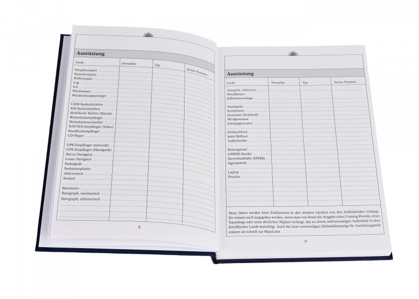 Купить DELIUS-KLASING 978-3-922117-55-1 Logbuch для яхты 77057-bvs 7ft.ru в интернет магазине Семь Футов