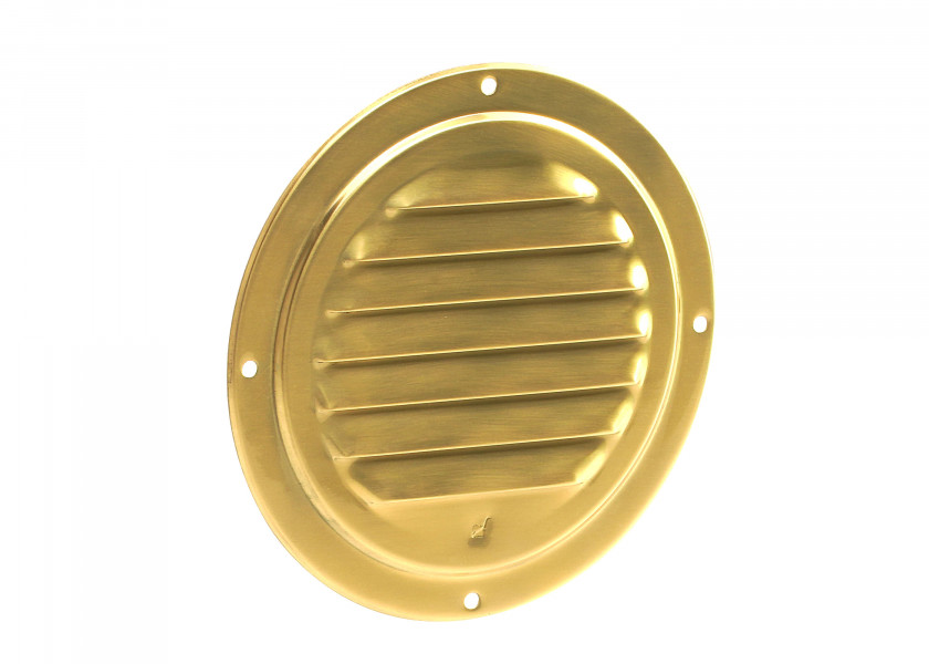 Купить Решетка вентиляционная Roca 481435 Ø125мм без сетки из полированной латуни 7ft.ru в интернет магазине Семь Футов
