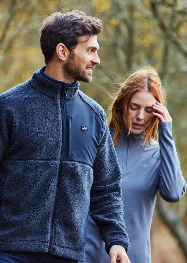 Купить Gill 1704-NAV02-L Флисовая на молнии Cromerty Голубой Dark Navy L 7ft.ru в интернет магазине Семь Футов
