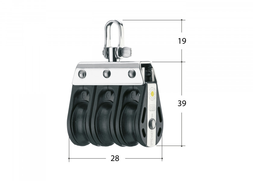 Купить SPRENGER S Block with Swivel / 8 mm / plain bearing 44345-bvs 7ft.ru в интернет магазине Семь Футов