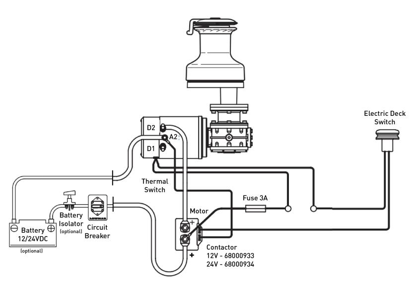 Купить LEWMAR Electric Winch Conversion Kit for 48ST OCEAN / with single relay 16913-bvs 7ft.ru в интернет магазине Семь Футов
