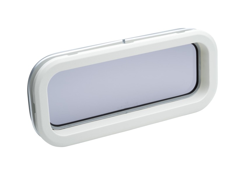 Купить Иллюминатор неоткрывающийся Lewmar Standard Portlight 393310200 191x449мм размер 3 с отделкой из белого пластика 7ft.ru в интернет магазине Семь Футов