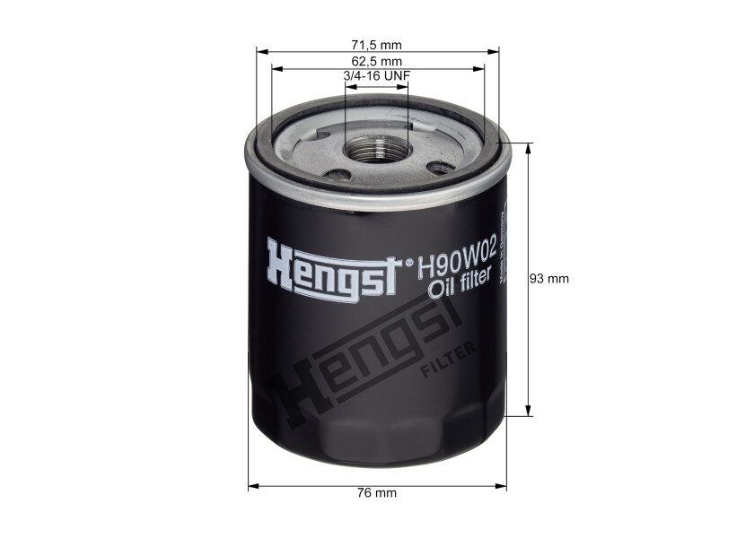 Купить HENGST H90W02 Фильтр масляный для БУХ ДВ серии 20/10/24 7ft.ru в интернет магазине Семь Футов