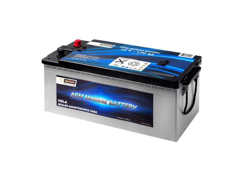 Купить Необслуживаемый судовой аккумулятор Vetus VEAGM60 12В 60Ач 242x175x190мм тип AGM 7ft.ru в интернет магазине Семь Футов
