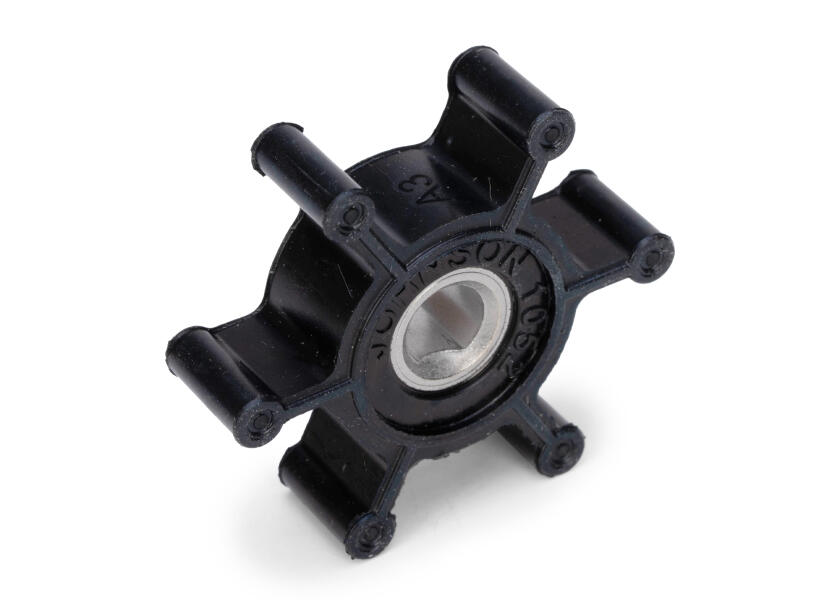 Купить Импеллер с лыской Johnson Pump 09-1052S-9 Ø45,2x12,8мм посадочное Ø8мм 6 лопастей из чёрного маслостойкого нитрила 7ft.ru в интернет магазине Семь Футов