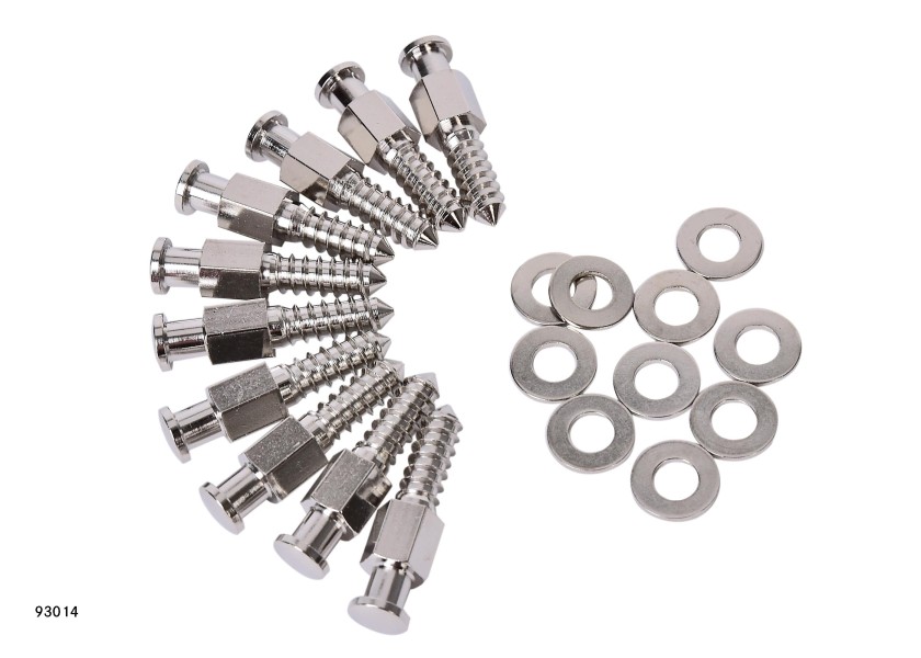 Купить MINAX Wood Srews / Nickel-Plated Brass / 10 pcs 93014-bvs 7ft.ru в интернет магазине Семь Футов