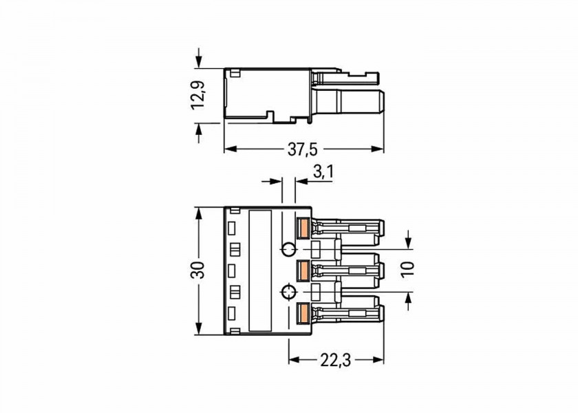 Купить BAVARIA 306539 Штекер / 3-контактный 22387-bvs 7ft.ru в интернет магазине Семь Футов