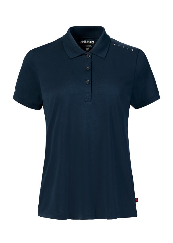 Купить MUSTO 82443_597-12 Женская рубашка-поло Evolution Crew SUNBLOCK / темно-синий / Размер одежды: 40 7ft.ru в интернет магазине Семь Футов