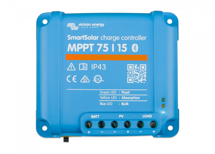Купить VICTRON SCC075015060R SmartSolar MPPT 75/15 * 220 Вт при 12 В макс. Контроллер солнечной зарядки фотоэлектрической энергии 7ft.ru в интернет магазине Семь Футов