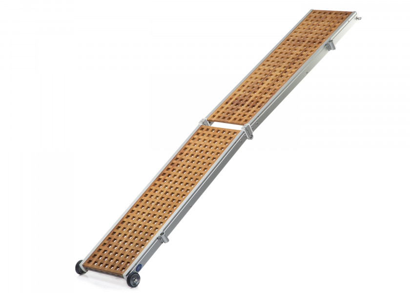 Купить BALTRUM Складной алюминиевый/деревянный трап/230 x 36 см 25287-bvs 7ft.ru в интернет магазине Семь Футов