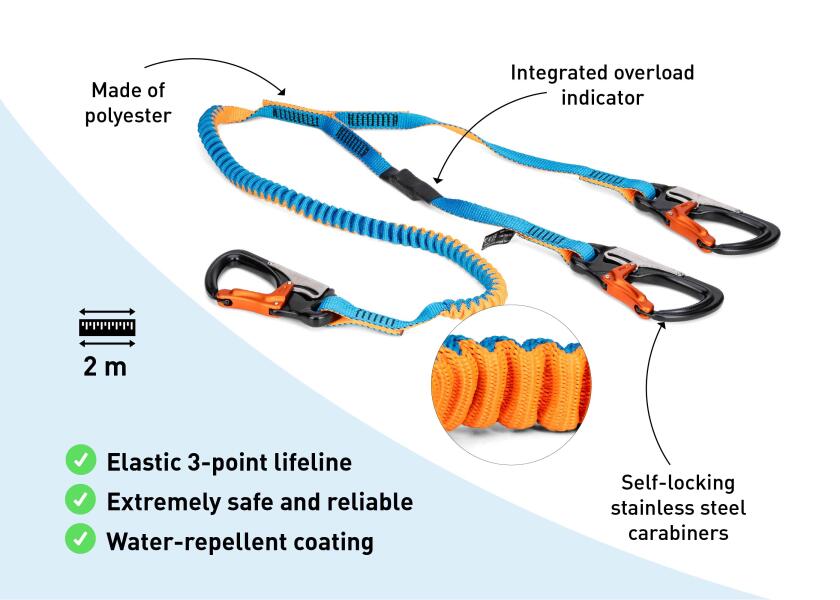 Купить Spinlock DW-STR/03/C Performance Safety Line Клип 3 единицы измерения Черный 7ft.ru в интернет магазине Семь Футов