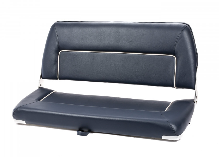 Купить Складное судовое сиденье Vetus V-quipment First Class DCHFSB 480x450x900мм синее с белыми швами поставляется без стоек 7ft.ru в интернет магазине Семь Футов
