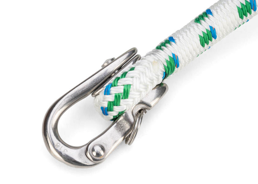 Купить GLEISTEIN 560223 Предварительно сращенный фаловый канат с карабином 560223-bvs 7ft.ru в интернет магазине Семь Футов