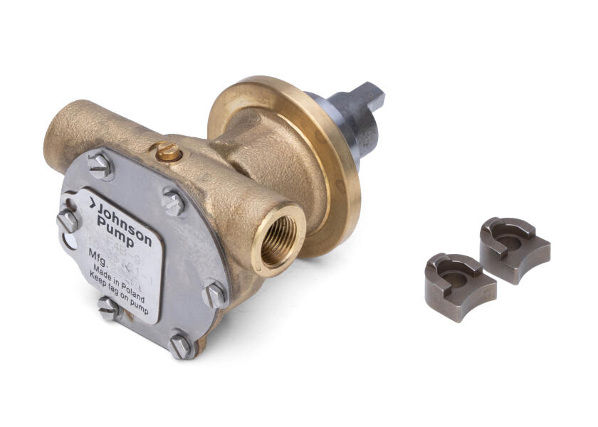 Купить Насос охлаждения двигателя Johnson Pump F4B-9 10-35161-1 вход/выход Ø16,6мм корпус из бронзы 7ft.ru в интернет магазине Семь Футов