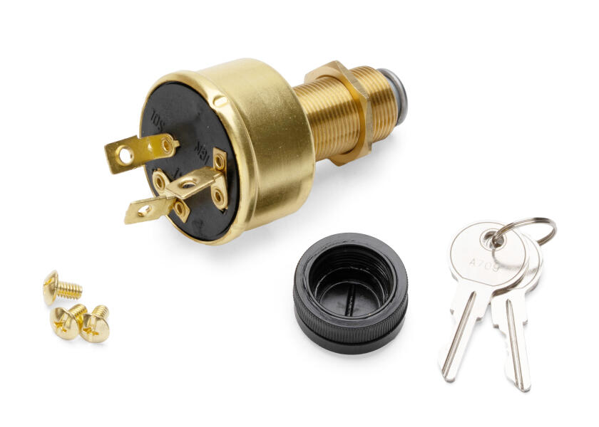 Купить Ignition switch, waterproof / brass 80373-bvs 7ft.ru в интернет магазине Семь Футов
