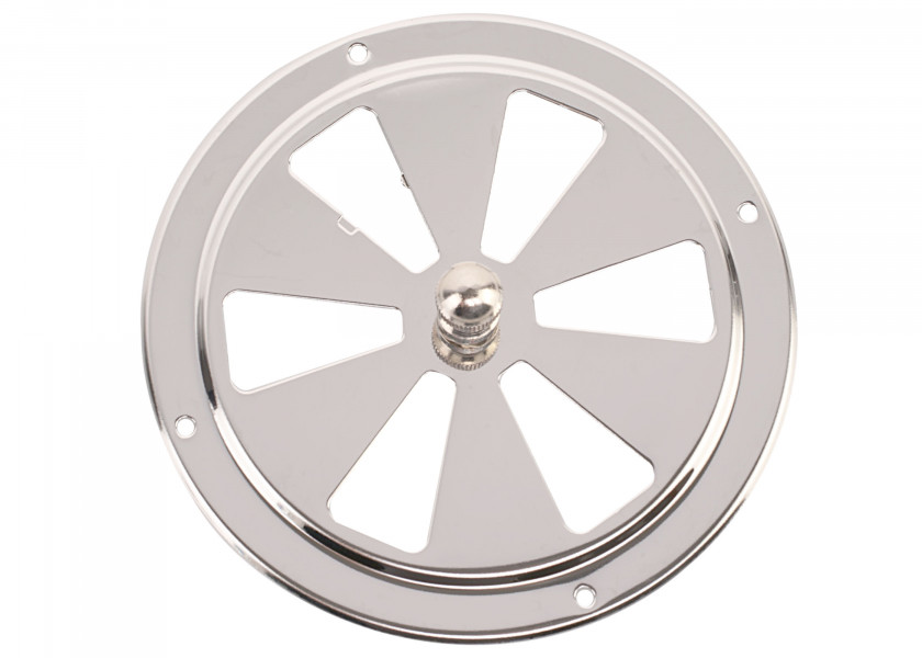 Купить Решетка вентиляционная круглая из нержавеющей стали Roca 481312 127 мм с заслонкой 7ft.ru в интернет магазине Семь Футов